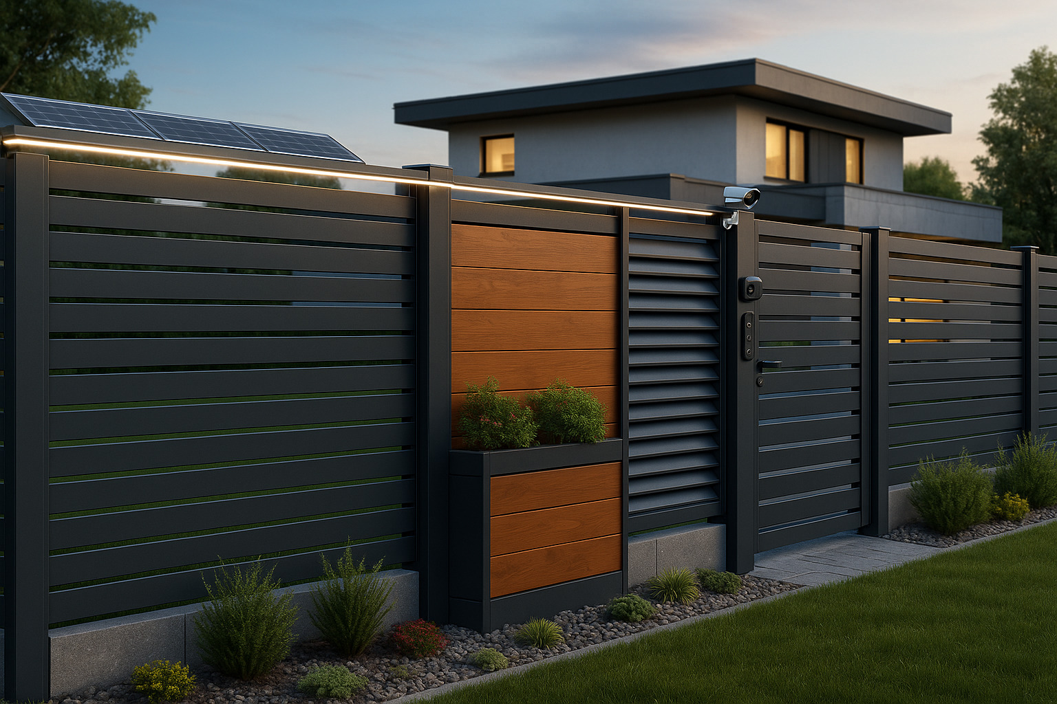 Современный забор